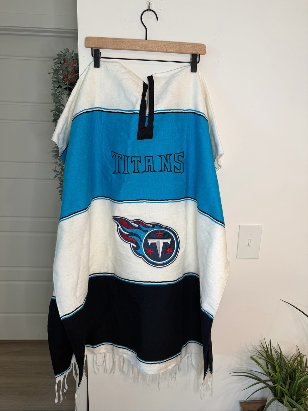 Tennessee Titans Blue & White Team Poncho